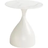Paroli Beistelltisch Helena weiß Keramik H/D: ca. 57x50 cm - weiß