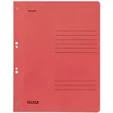 Falken Ösenhefter ganzer Deckel rot,