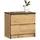 milord furniture Kommode K60 mit 2 Schubladen 60 x 55 x 40 cm Braun