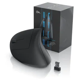 CSL Ergonomische Maus schwarz