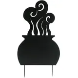 Europalms Silhouette Metall Hexentopf, 100cm