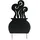 Europalms Silhouette Metall Hexentopf, 100cm