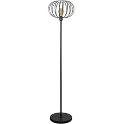 EDM - Stehleuchte (Wohnzimmer) Vintage E27 60W Schwarz Farbe Ø35X150Cm