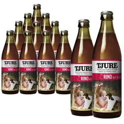 TJURE Hund - Rind 6er Spar Pack | Hundesmoothie | bestes Muskelfleisch 1920,00 ml