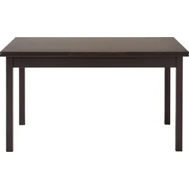 Hammel Furniture Esstisch HAMMEL FURNITURE "Basic Dinex, schnell innenliegende Einlegeplatten ausziehbar", grau (wenge), B:140cm H:76cm T:90cm, Tischplatte: Furnier gebeizt und lackiert, Gestell: Massivholz, Tische, Furnier / Massivholz, in zwei Breiten, stabiler dänische