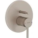 Vitra Origin Einhebel-Wannenfüll- und Brausearmatur V-Box Unterputzmontage Nickel gebürstet A4282234