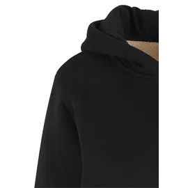 URBAN CLASSICS Bonded Sherpa Reißverschlusspullover Black M