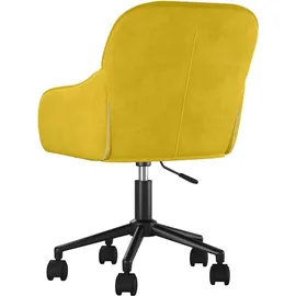 vidaXL Bürostuhl Samt Gelb