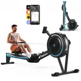 Merach – Klappbares Luftwiderstands-Rudergerät – lcd, ergonomischer Sitz, bis 158 kg