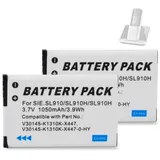 Pickle Power 2X1050mAh Li-ion Akku für Siemens Gigaset SL910 SL910H SL910A Schnurloses Telefon, Kompatibel mit V30145-K1310K-X447 und V30145-K1310K-X447-0-HY