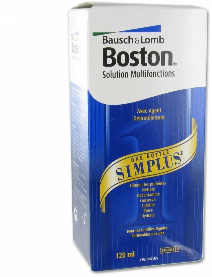 Boston Simplus® Solution Multifonctions 120 ml solution de conservation et de nettoyage