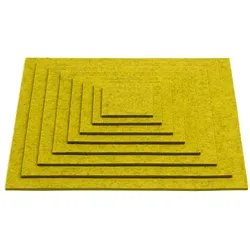 Filzuntersetzer quadratisch 35x35 deep forest 43