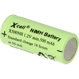 XCell 4x Akku Lady N X500NH ersetzt LR1, LR01, 4901, 4001, MX9100, 910A, E90 1,2V NI-MH 500mAh