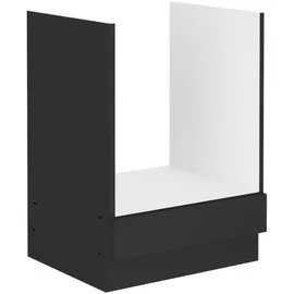 Küchen-Preisbombe Herdumbauschrank 60 cm Schwarz