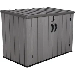 Lifetime Geräte- und Mülltonnenbox grau/braun