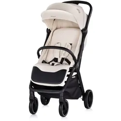 Chipolino Kinderwagen Diamond klappbar, Korb, PU-Rollen, Sonnendach, Beinstütze beige