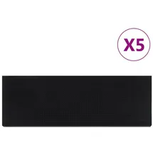 vidaXL Stufenmatten 5 Stk. 25x75 cm Gummi