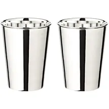 Edzard Trinkbecher Mido 0,2 l Silber 2 St.