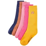 vidaXL Kindersocken 5 Paar Regenbogen Kinder Socken Strümpfe Freizeitsocken EU 23-26 - 23-26