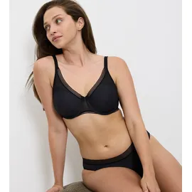 Triumph Infinite Sensation W01, mit Bügel, ohne Polsterung, Verstellbare Träger, 75G, Schwarz G, 75 Damen Minimizer-BH