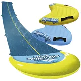 Wasserrutschmatte Riesen Pack XXL | 1 Rutschmatte Doppelbahn 10 Meter + 2 Bodyboards für besseres Rutschen | Premium-Qualität | Slip'n Slide Wasserspiele 100% Fun | OriginalCup