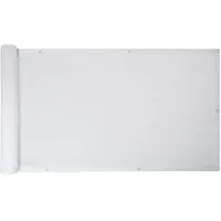 Estexo Balkonverkleidung 75 x 600 cm weiß Aluminium