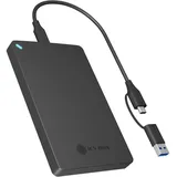 Icy Box 2,5" SATA HDD/SSD Gehäuse USB 3,2 Gen 2 (IB-201T-CU31)
