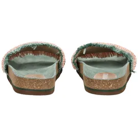 LAZAMANI Pantoletten Leder - Bunt - 38