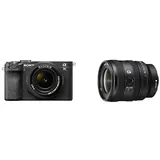 Sony Alpha 7C II | Spiegellose Vollformatkamera mit SEL2860 & SEL1625G (33 MP, Echtzeit-Autofokus, 10 BPS, 4K Video, neigbarer LCD-Touchscreen) Schwarz