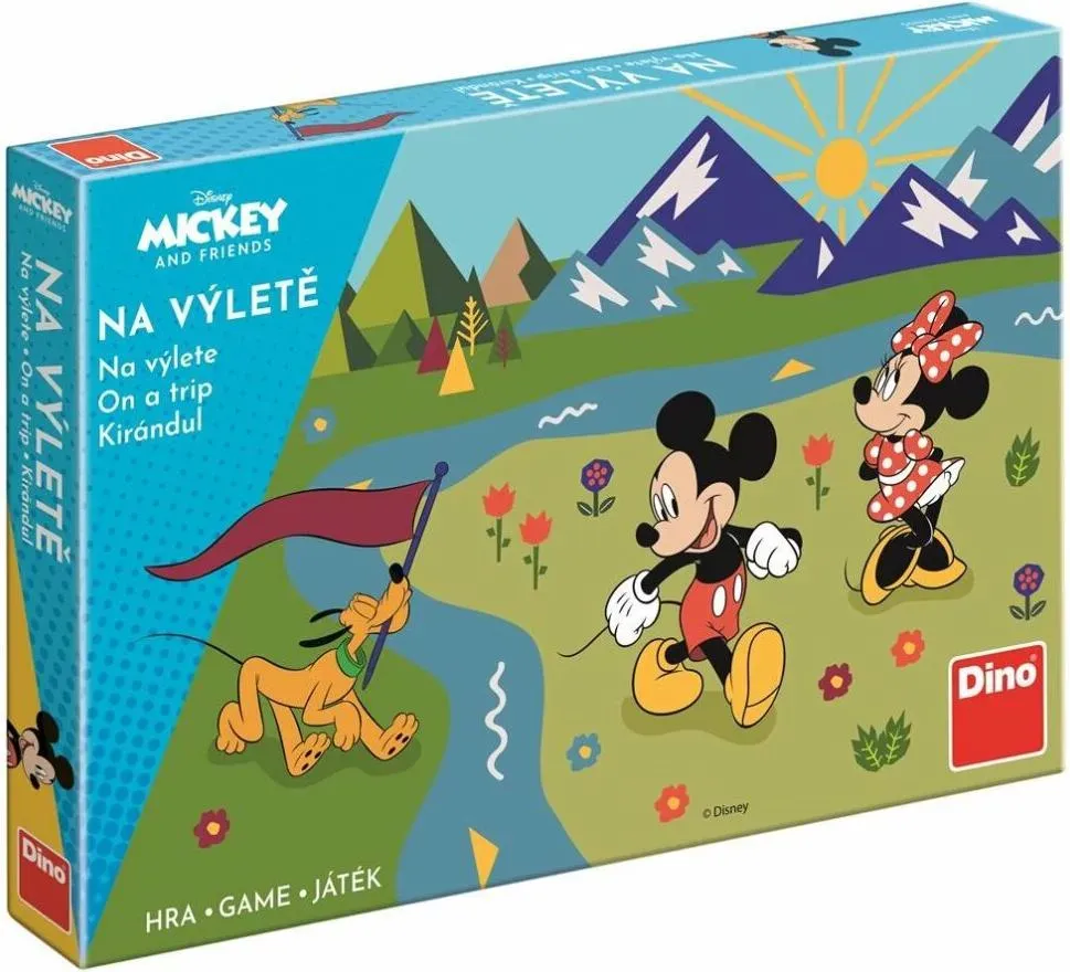 Dino Kinderspiel Mickey und seine Freunde auf einem Ausflug