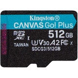 Kingston microSDXC Canvas Go! Plus 512GB Class 10 UHS-I A2 V30