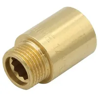 GENERAL FITTINGS Messing Hahnverlängerung 1/2 Zoll x 30 mm