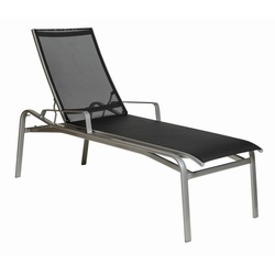 Sonnenliege Barbados Plus - 09 - silber D69 - schwarz