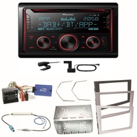 Pioneer FH-S820DAB DAB+ MP3 USB Einbauset für Opel Vectra C Meriva Vivaro Combo