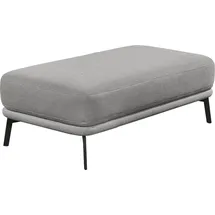 Schöner Wohnen Hockerbank Pearl 16% Baumwolle, 79% Polyester 120 x 45 x 70 cm Grau
