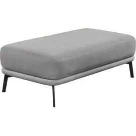 Schöner Wohnen Hockerbank Pearl 16% Baumwolle, 79% Polyester 120 x 45 x 70 cm Grau