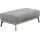 Schöner Wohnen Hockerbank Pearl 16% Baumwolle, 79% Polyester 120 x 45 x 70 cm Grau