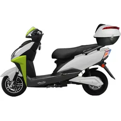 E-Motorroller GT UNION "e-Adler 45", limon matt, schwarz, Elektromotorroller, mit Topcase, 45 km/h, 2ter Akku möglich, B:72cm H:110cm L:185cm