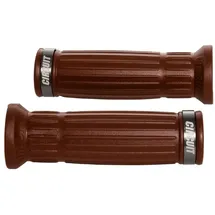 CIRCUIT EQUIPMENT MA014-34A Motorradgriffe Classic, Braun/Titan