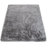 Paco Home »Glamour 300«, Rund Polyester grau