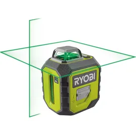 RYOBI Kreuzlinienlaser 360° 25 m, grün, selbstnivellierend