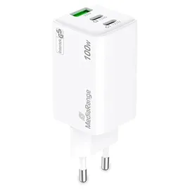 MediaRange 100W 2x USB-C 1x USB-A, Weiß