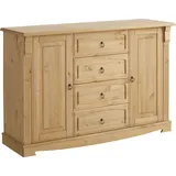 OTTO home Sideboard Anna 140 x 88 x 44 cm Beige