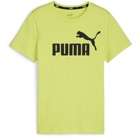 Puma Jungen ESS Logo T-Shirt Essentials - Schwarz,Hellgrün - 164