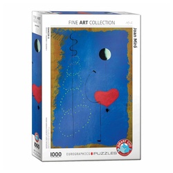 EUROGRAPHICS Puzzle Ballerina II von Joan Miró, 1000 Puzzleteile bunt
