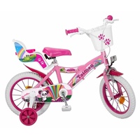 16 Zoll Kinder Mädchen Fahrrad Kinderfahrrad Pink Rad Bike Fantasy