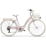 MBM Cityrad MBM "NEW Primavera" Fahrräder Gr. 46 cm, 28 Zoll (71,12 cm), rosa Fahrräder