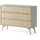 masseno Kommode FORESTA 106 x 80 x 38 cm Hellgrün