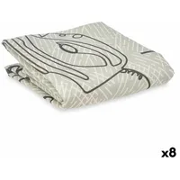 Kipit Bügelbrettbezug Grau 140 x 50 cm Bügeleisen (8
