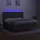 vidaXL Boxspringbett mit Matratze & LED Dunkelgrau 180x200 cm Stoff